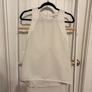 J Brand Ivory Sleeveless Blouse
